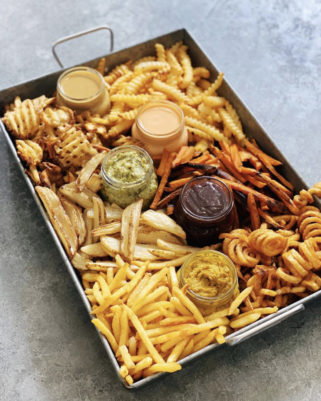 French fry board by B. Grabbner