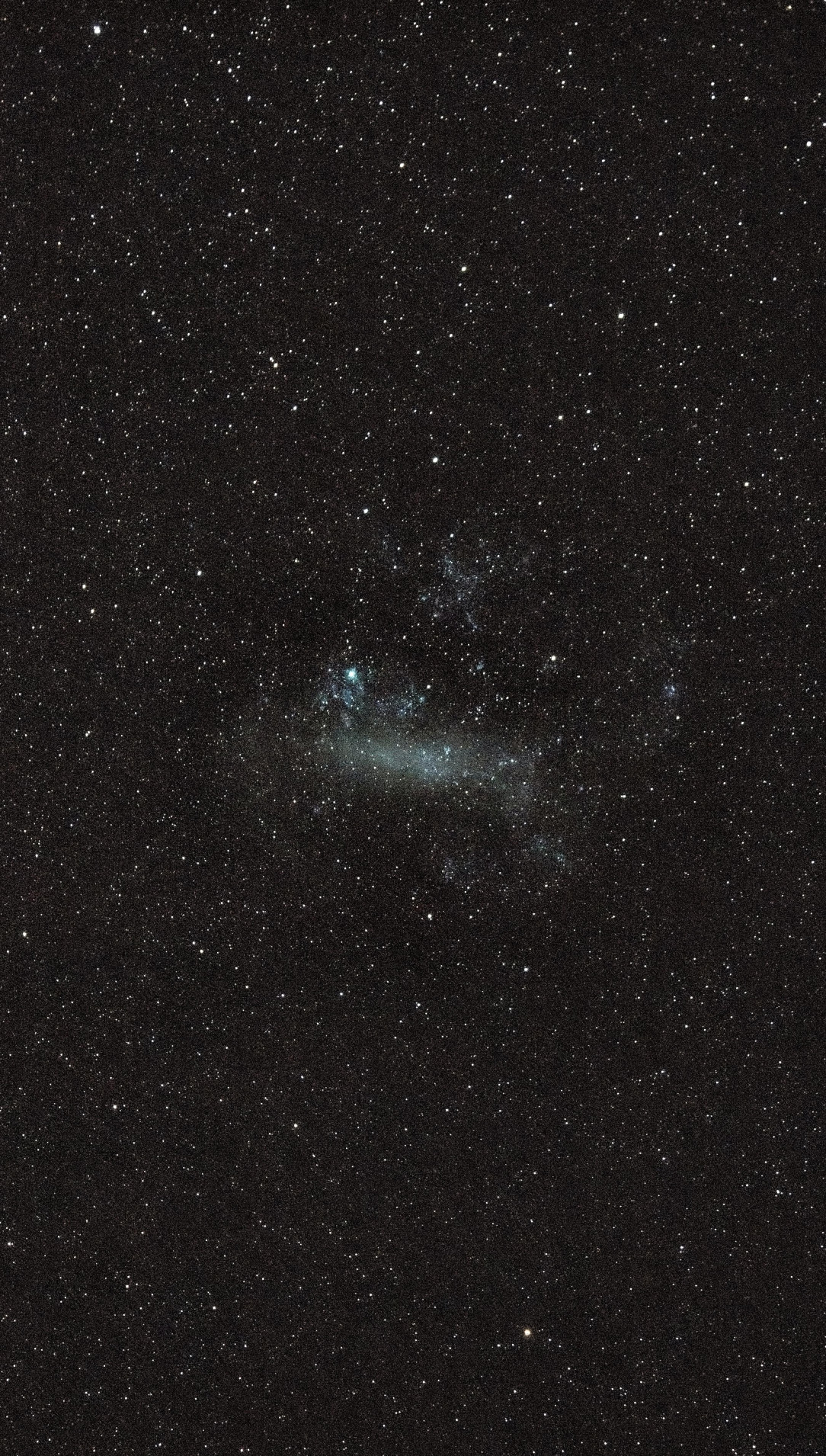 Large Magellanic Cloud shot at 50mm, using a kit lens 18-55mm