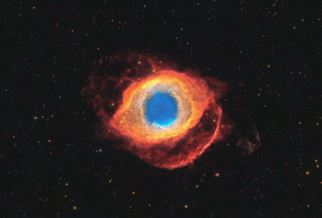 The Eye of God, over 100 hours of exposure on a dying star similar to our very own Sun