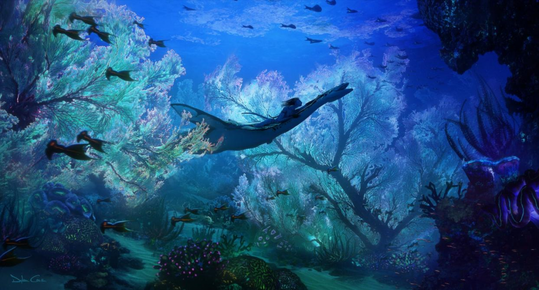 New Avatar Concept Art released in celebration of world ocean day - gives a new look at the sea of Pandora