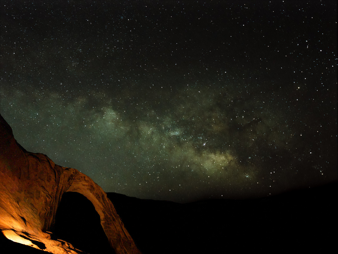 Milky Way Over Corona Arch