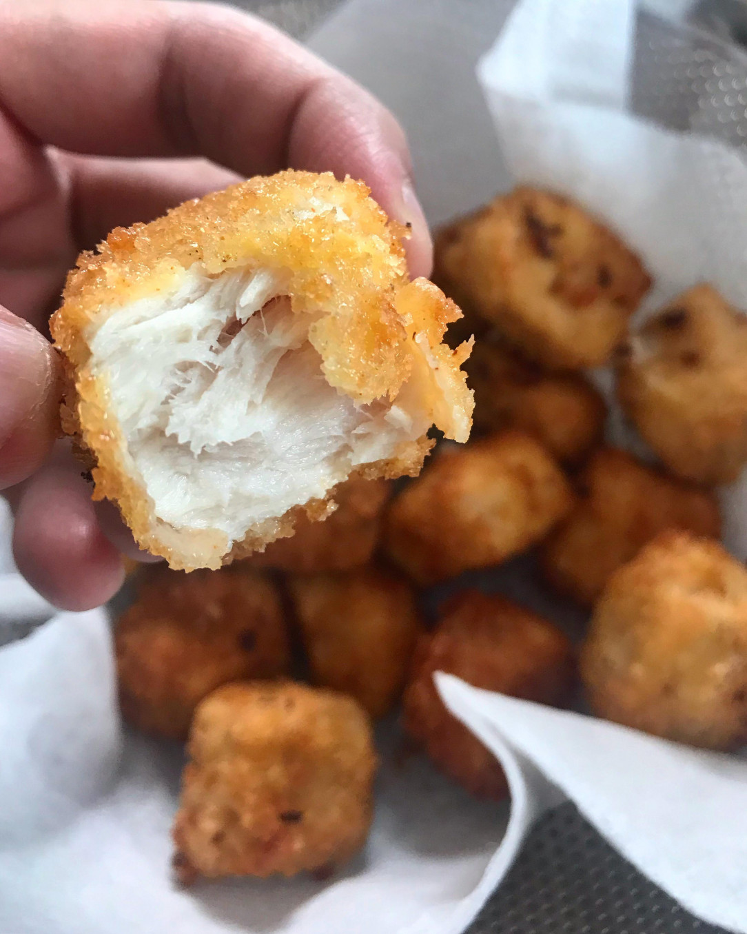 Deep-Fried Swordfish Bites