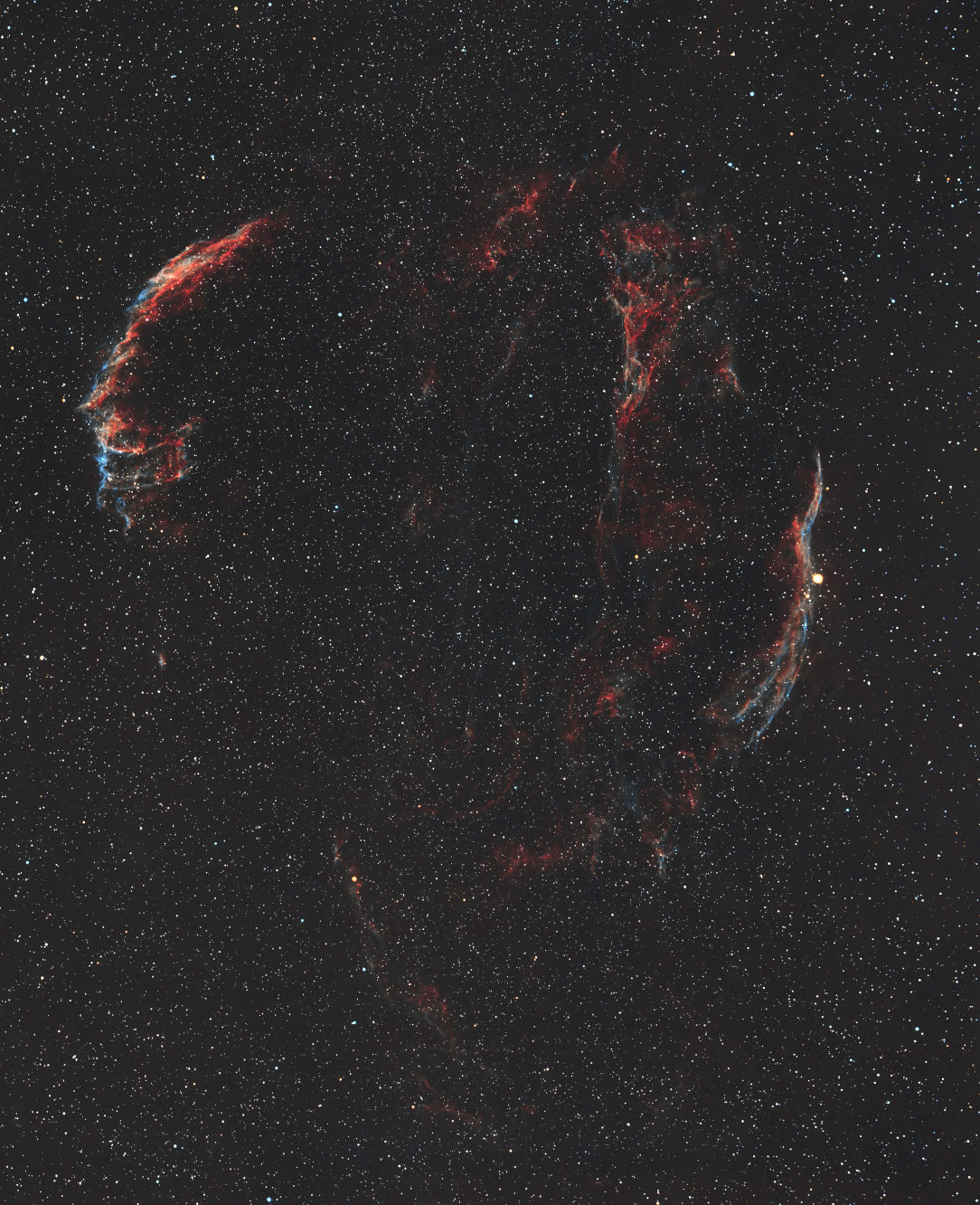 Captured the Veil Nebulas in the Cygnus Loop this month