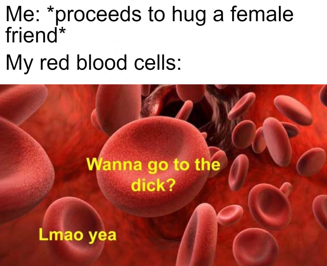 Red blood cells are horny