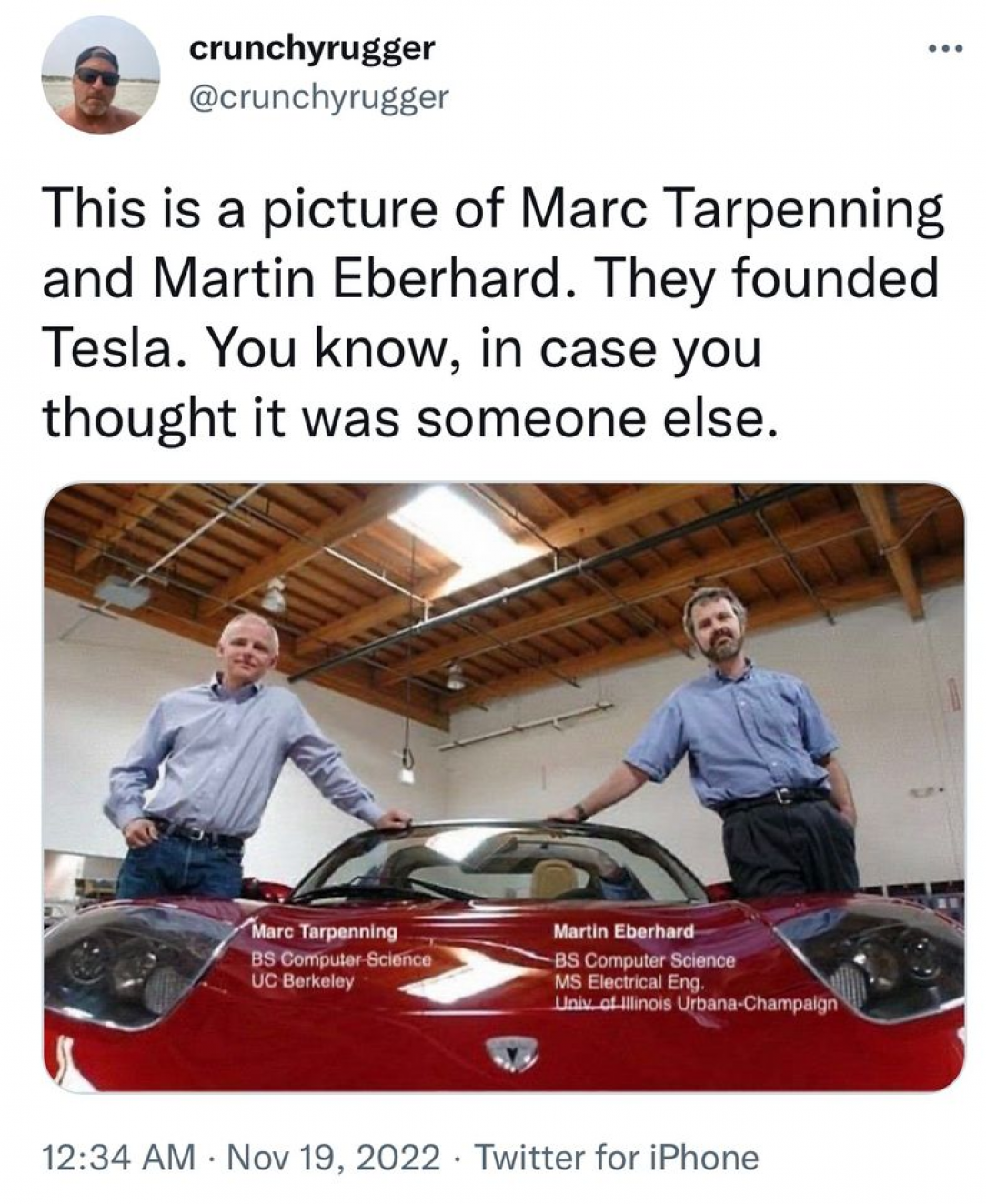 One for the Musk fanboys