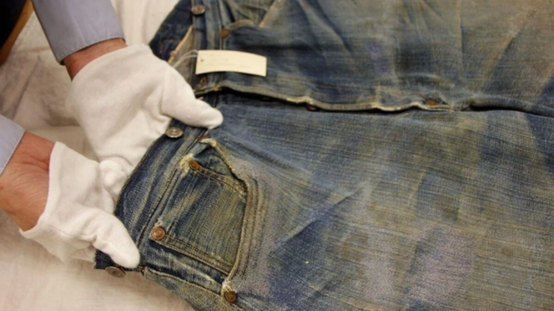Worlds oldest pairs of Levi&#039;s Jeans found in a goldmine 139 years later