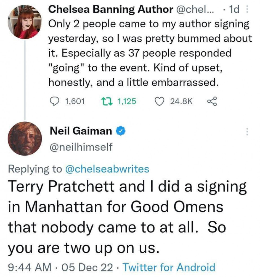 Neil Gaiman comes through. Once again