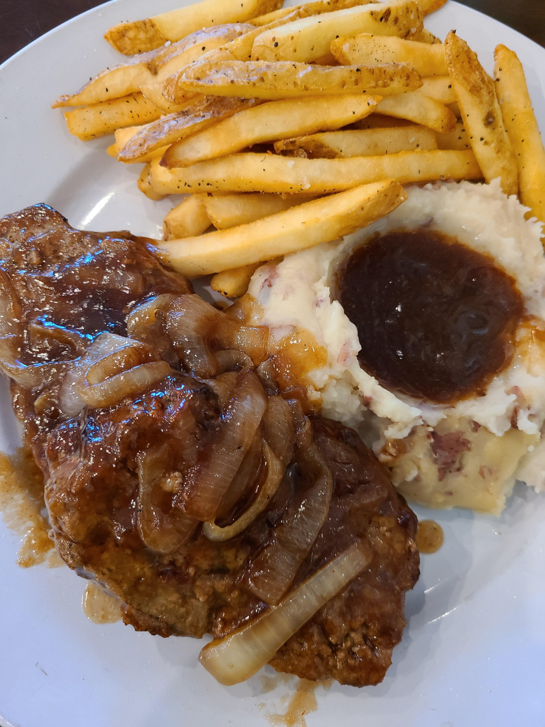 Meatloaf and mashed potatoes