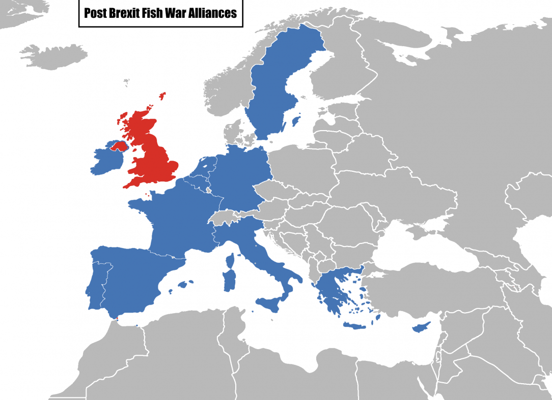 The Fish War in a Map