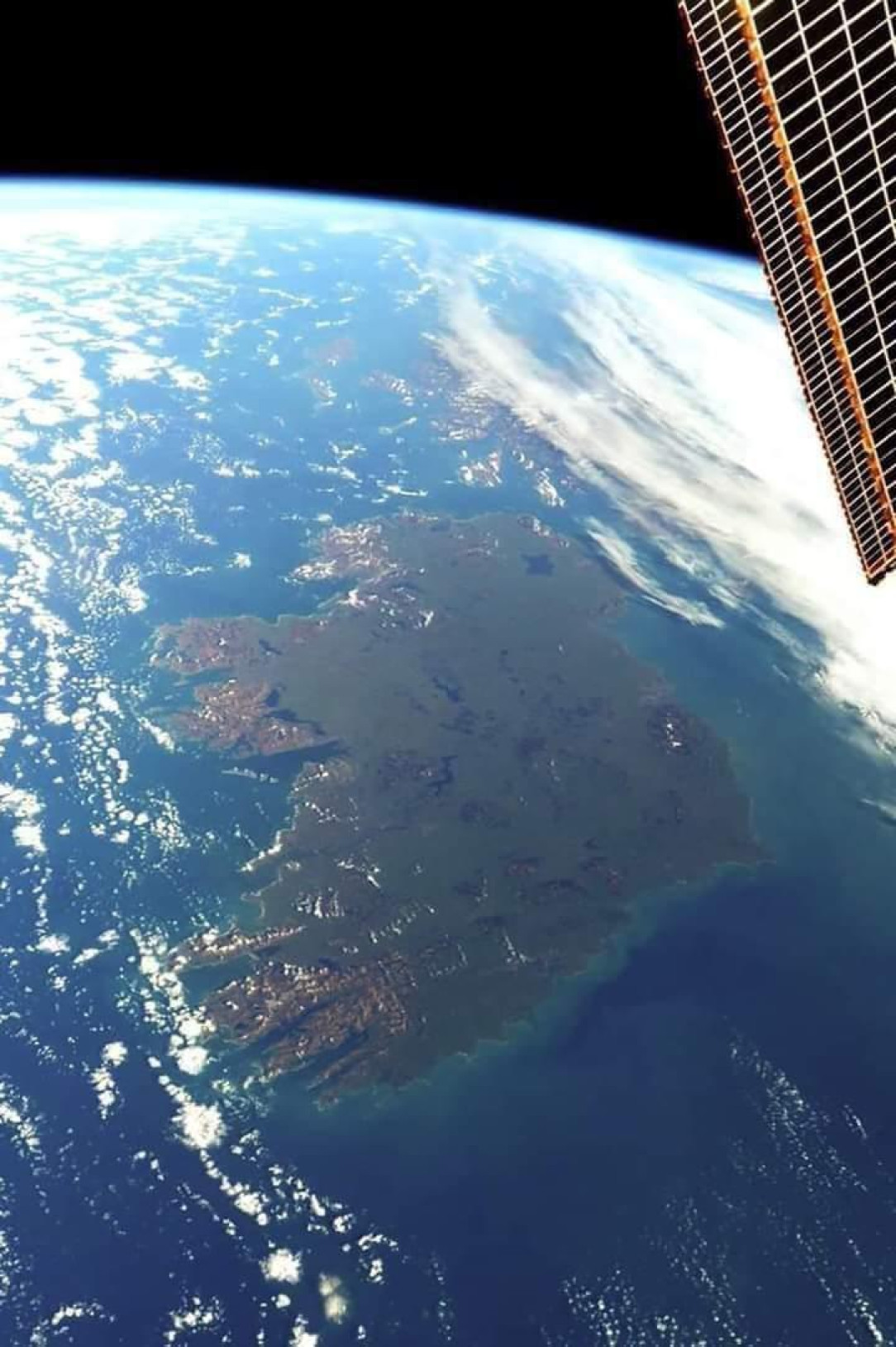Ireland seen from the International Space Station