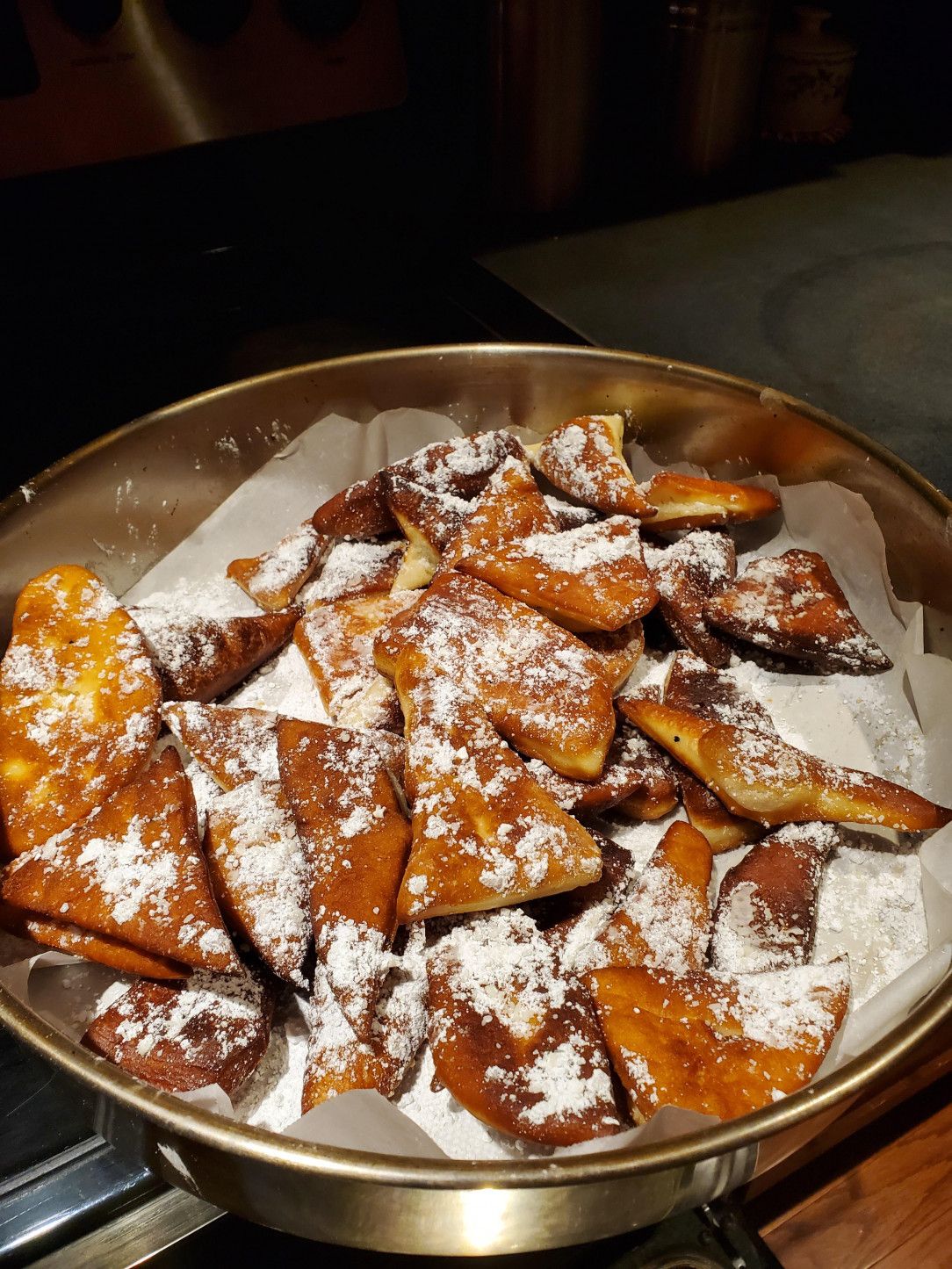 (My mom made) These Ethiopian style biscuits with powered sugar