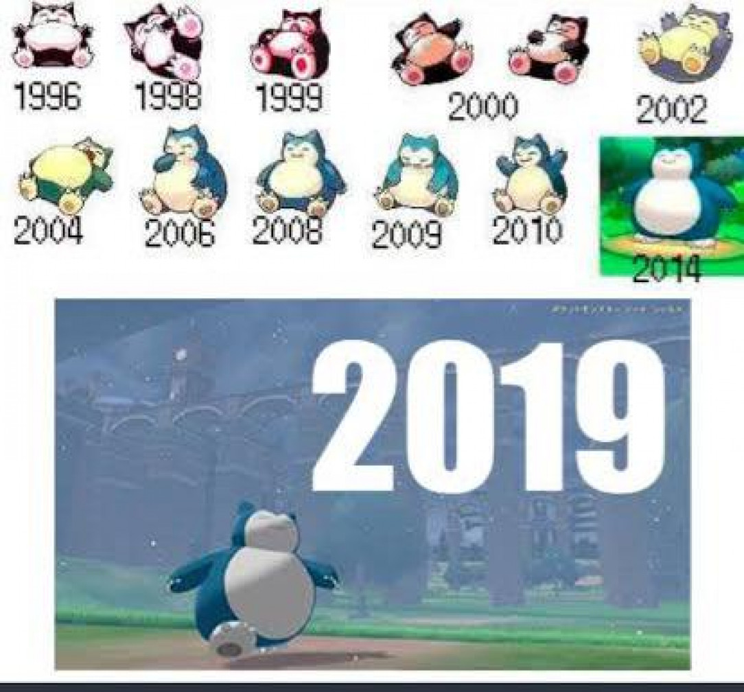 For all those struggling with themselves: be like Snorlax and never give up!