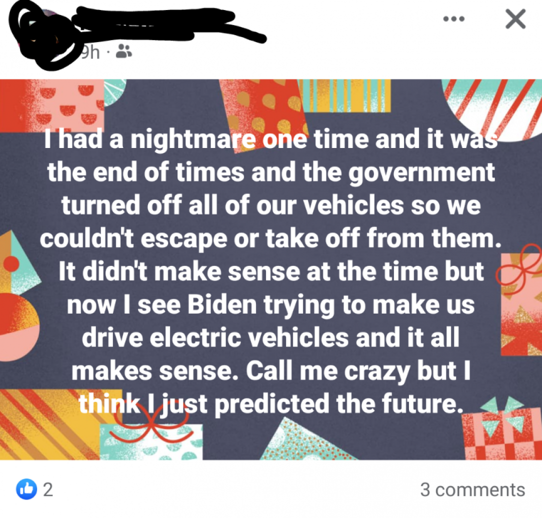 she just predicted the future