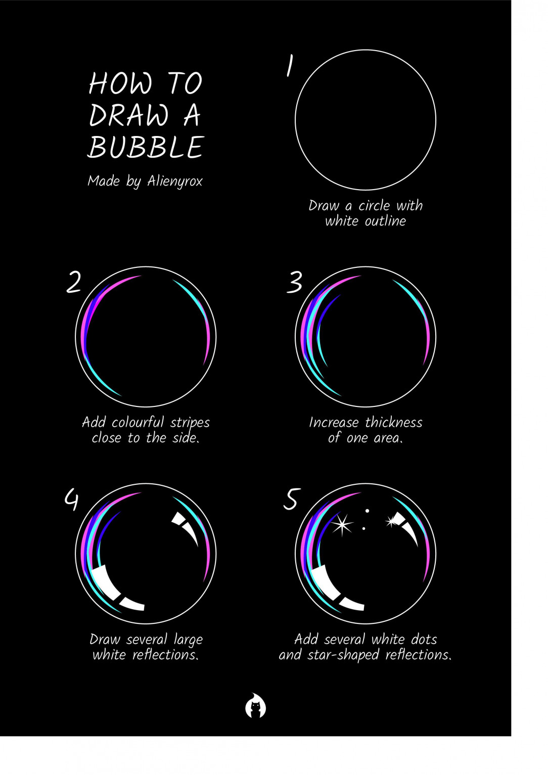 How to draw a bubble