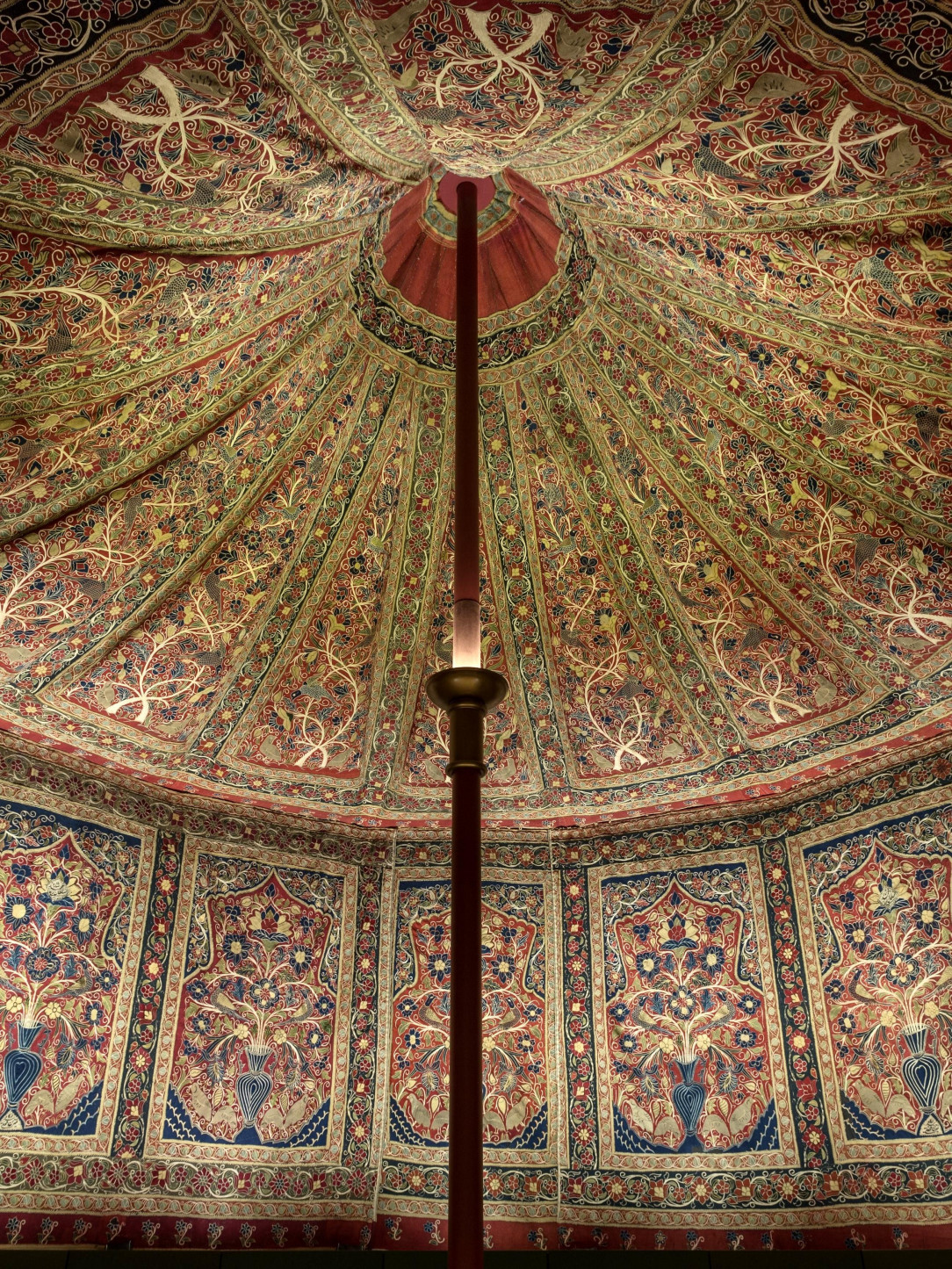 The Interior of an Iranian royal tent, Qajar Period (1834-1848)