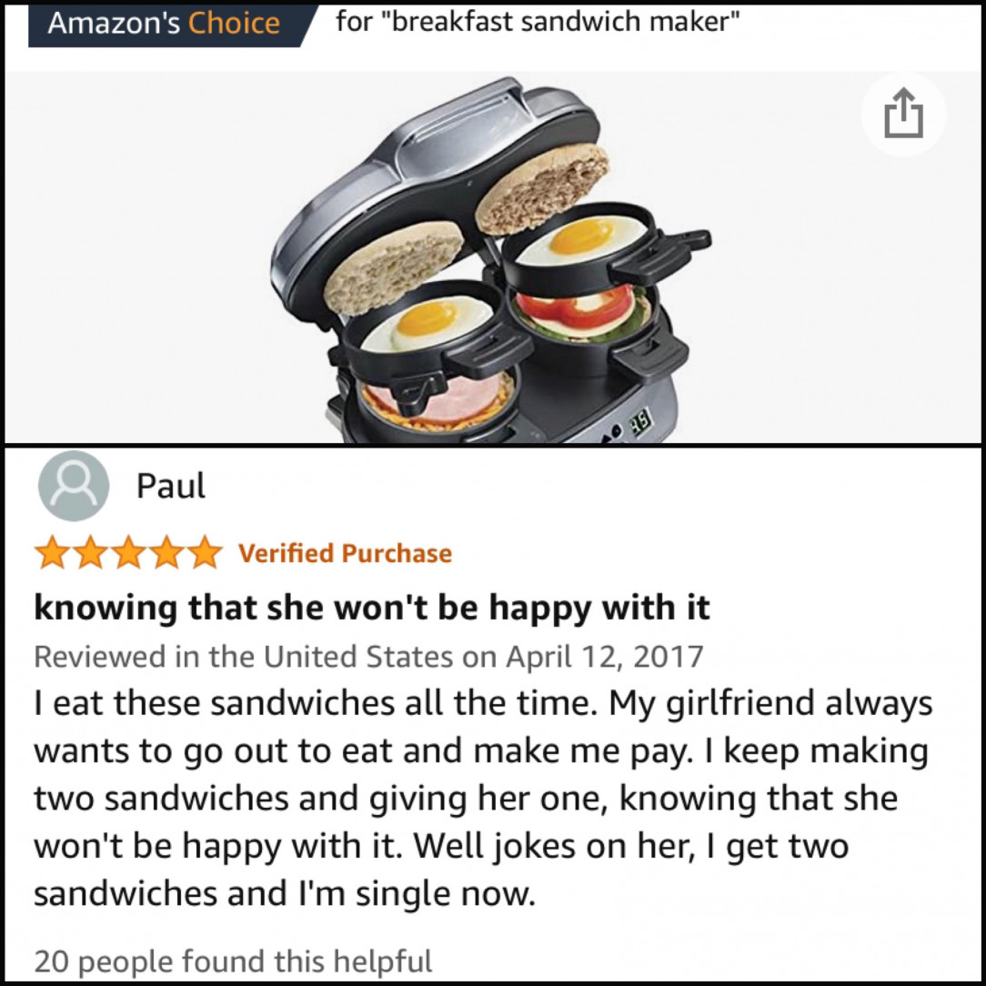 The incredible sandwich maker
