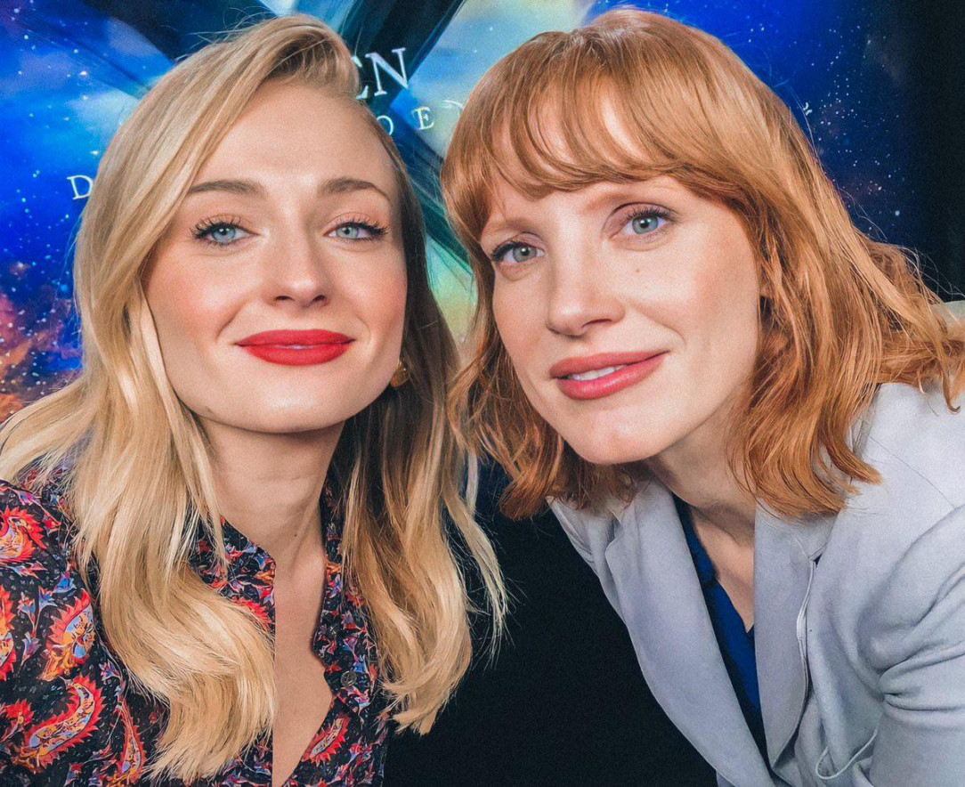 Sophie with Jessica Chastain