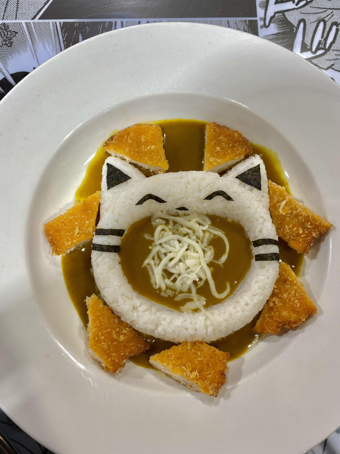 How cute is this Chicken Curry Katsu 💘