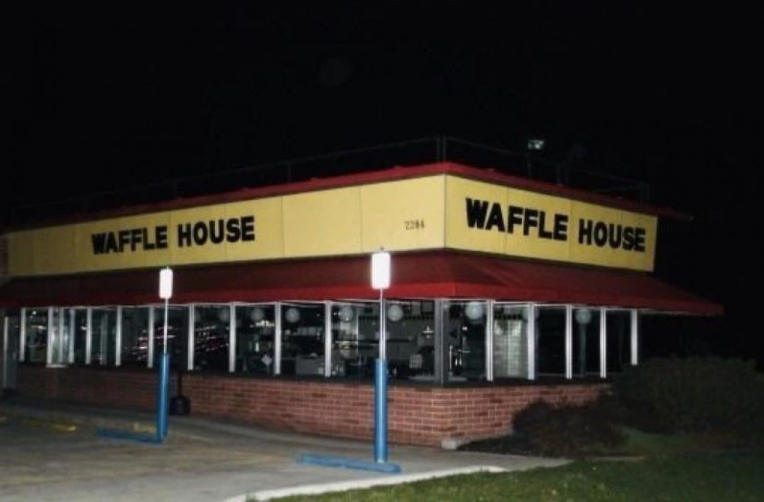 There is something about this Waffle house