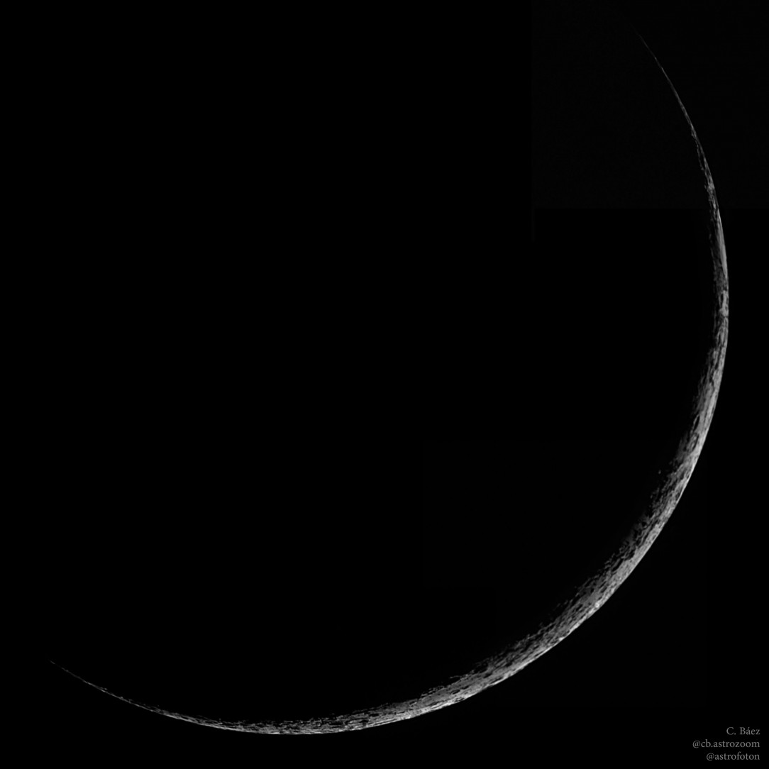 Ultra-thin Crescent Moon - Apr 14, 2020