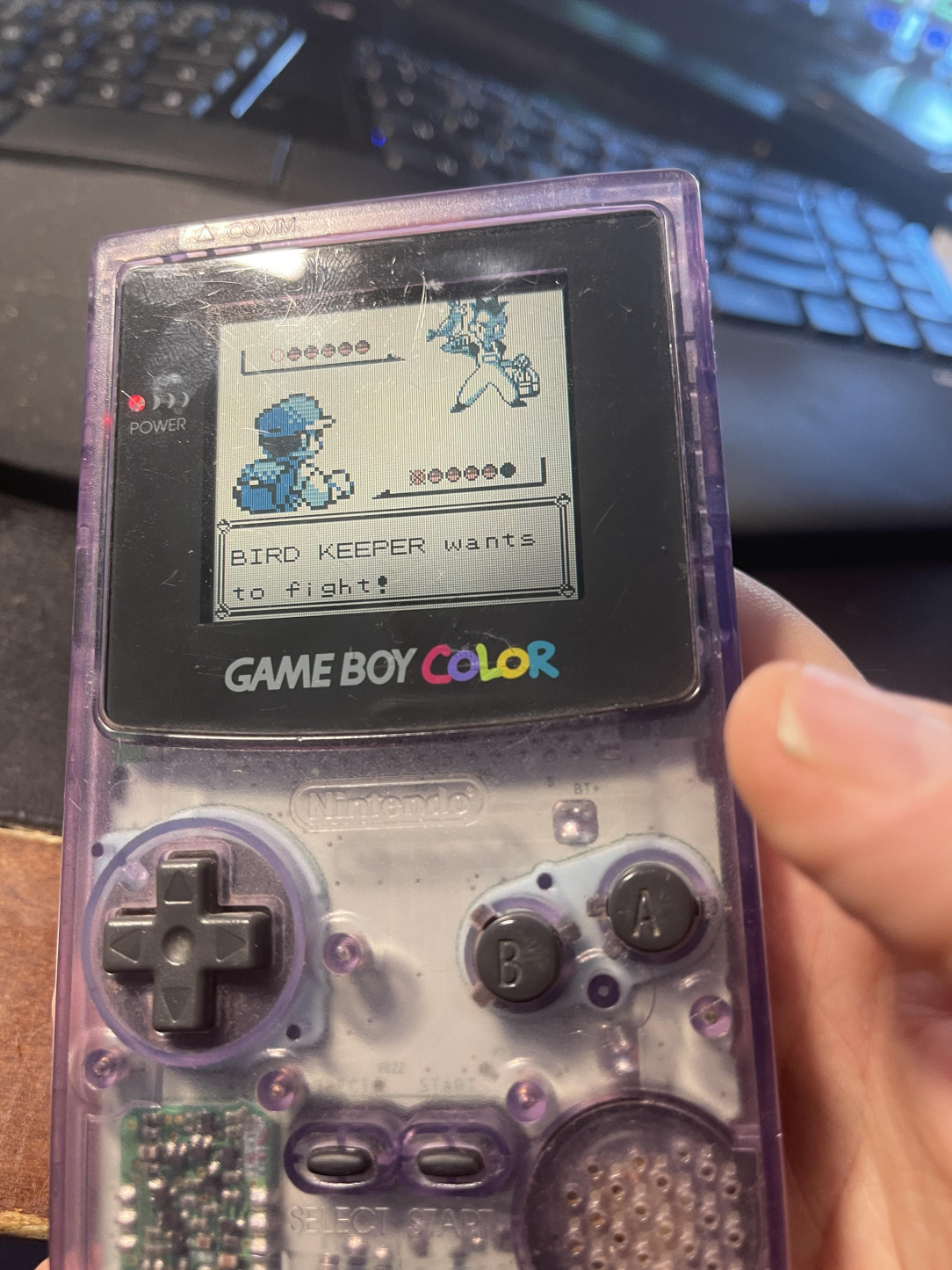 Lil throwback to 1995. Game boy in atomic purple and works great 🐕