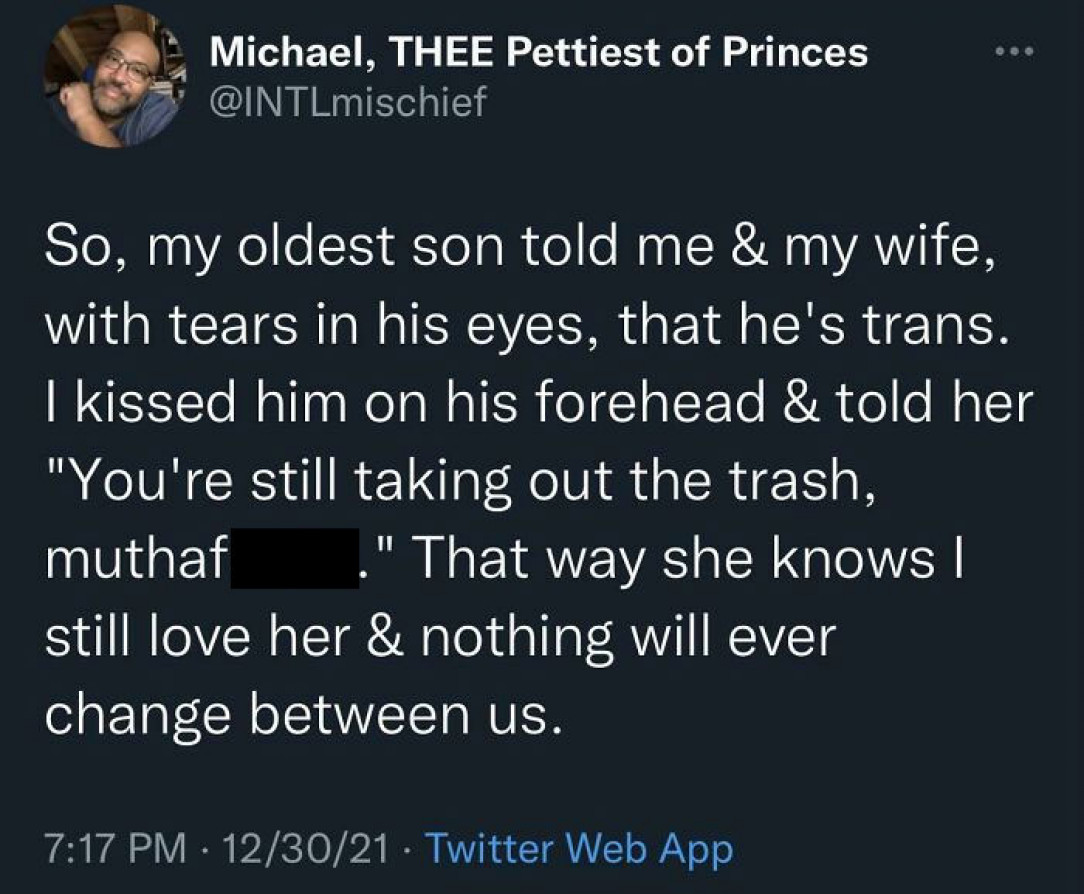 Michael, THEE Most Wholesome of Fathers!