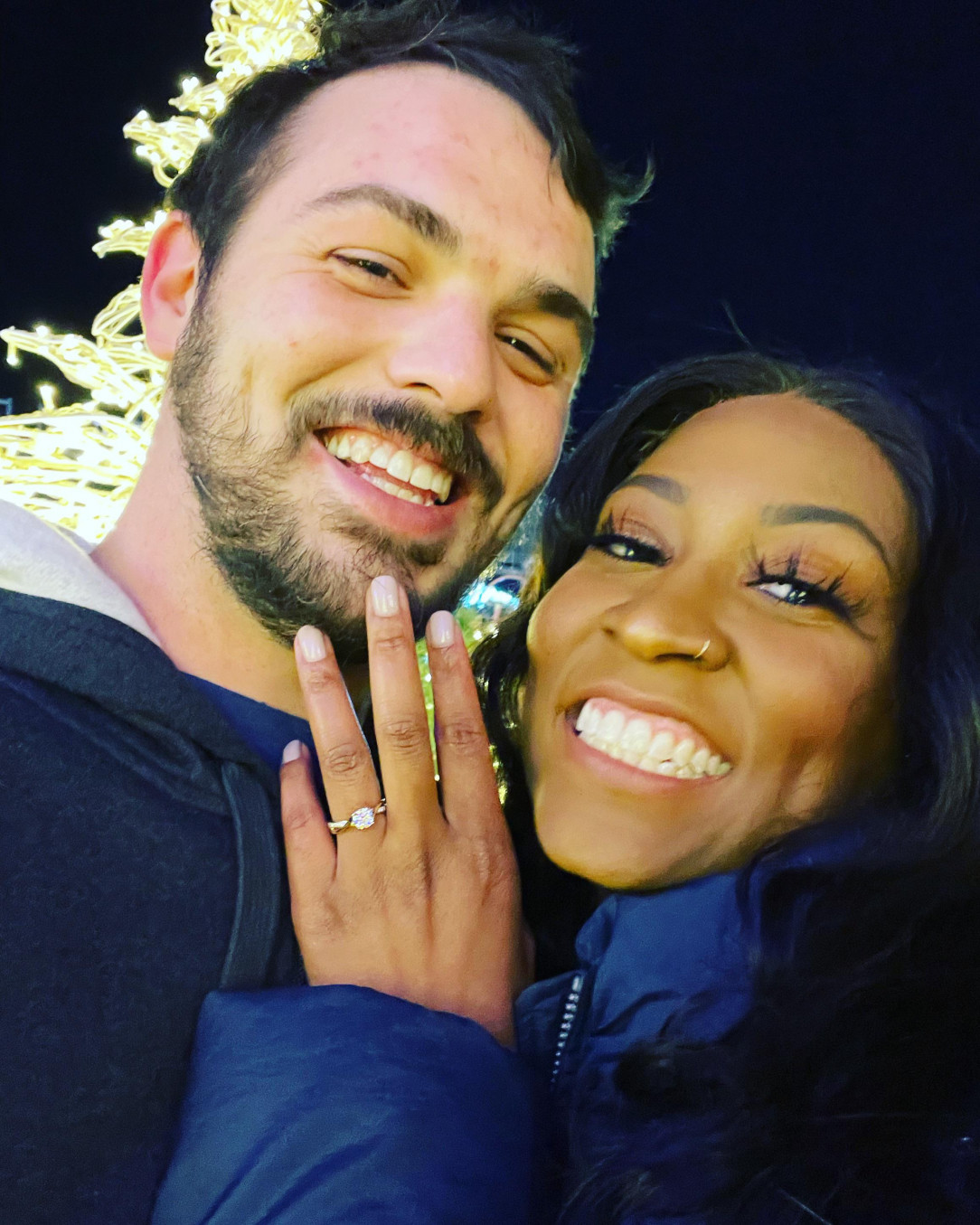 Gotta thank Tinder for this one. We met four years ago on Christmas Eve. I finally popped the question and she said yes!