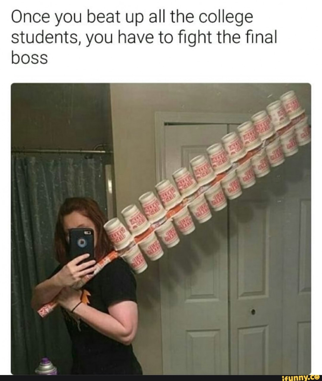 Final college student, weilder of instant ramen and debts