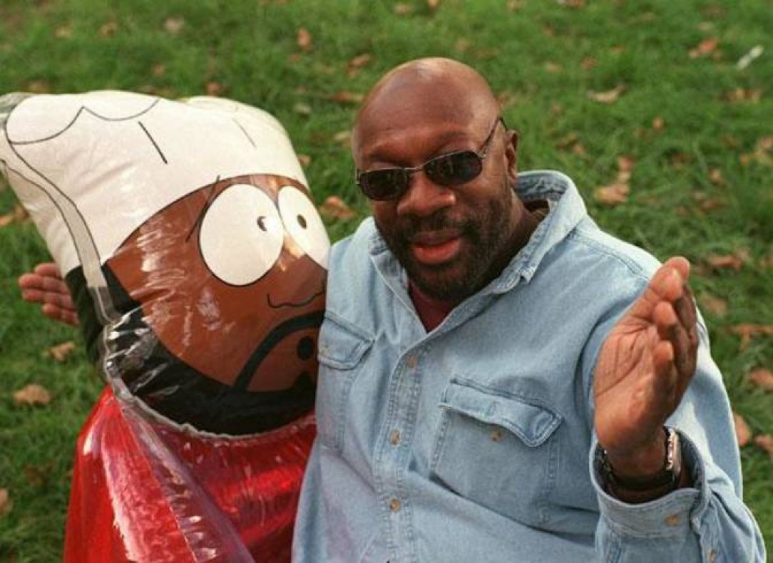 Legendary Soul Singer Isaac Hayes voiced the character Chef on the popular show South Park