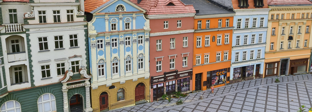 Polish buildings, somewhere in Poland