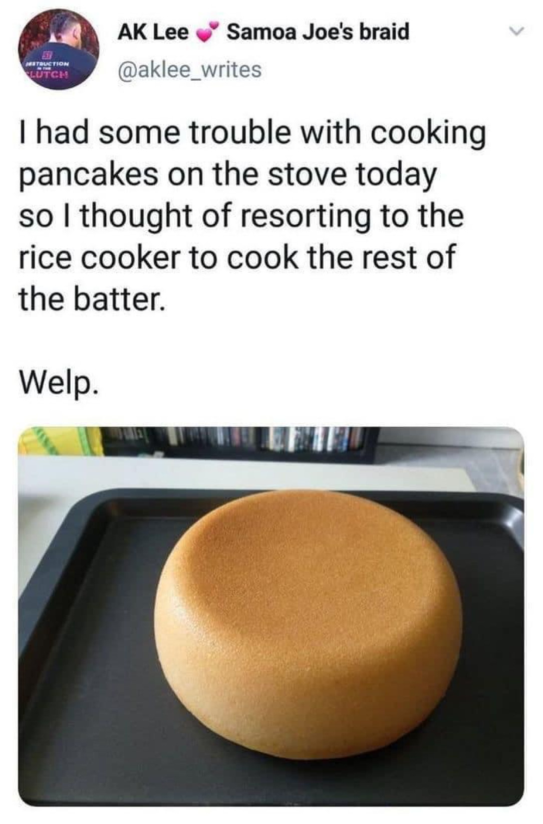 This fluffy pancake