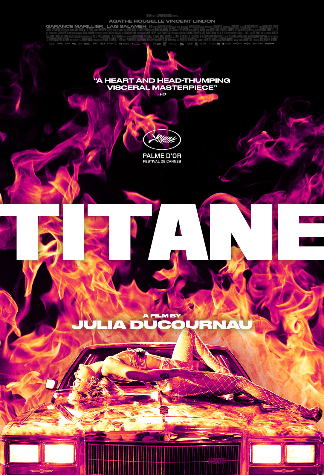 New Poster for Julia Ducournau’s Palme d’Or winner TITANE