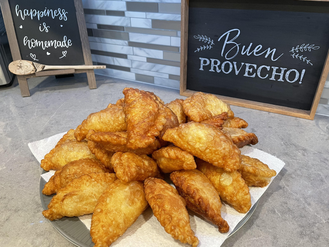 Home made fried cheese empanadas