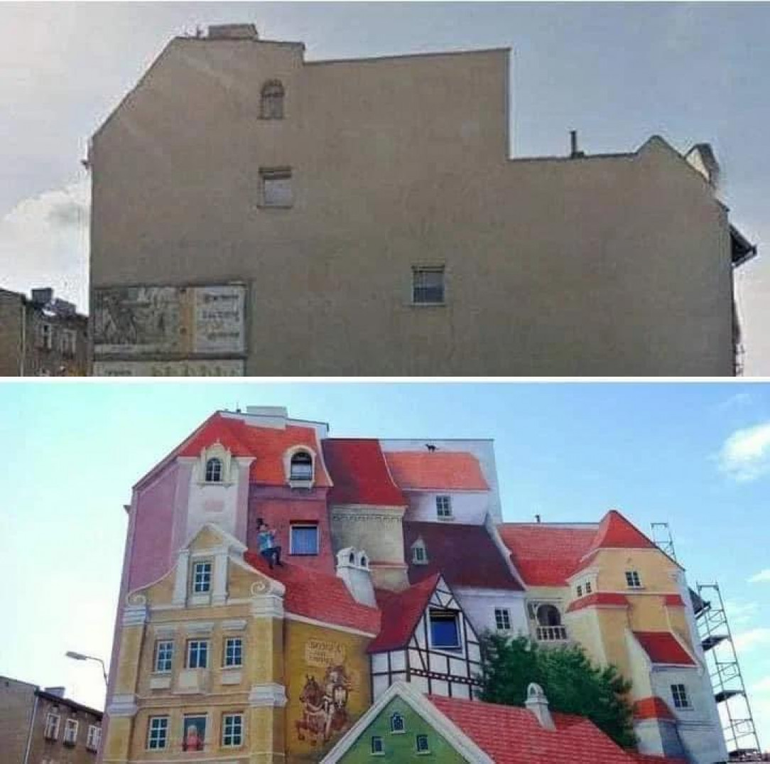 The effect of painting