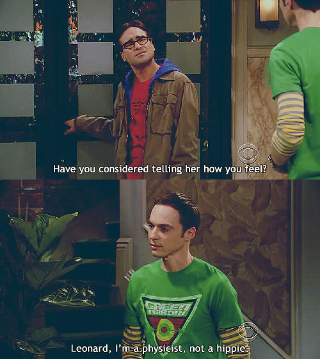 Oh Sheldon sometimes I wonder what you are upto?