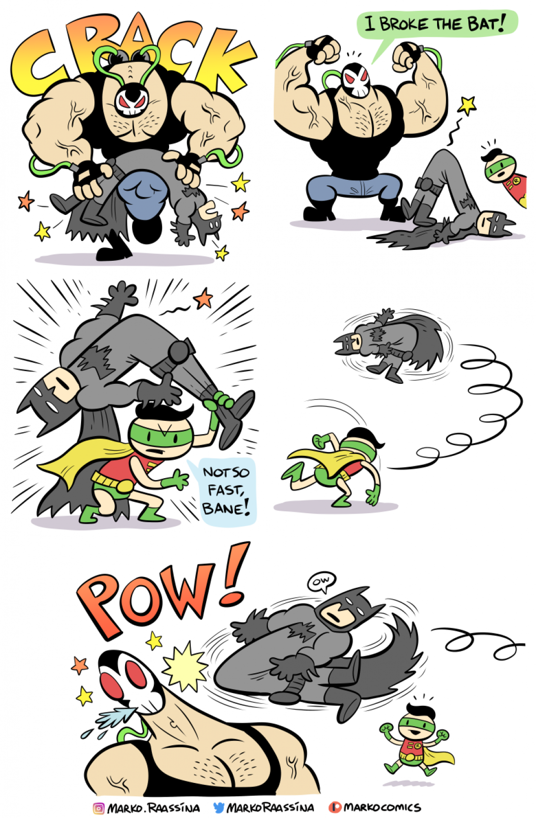 Batman &amp;amp; Robin vs Bane