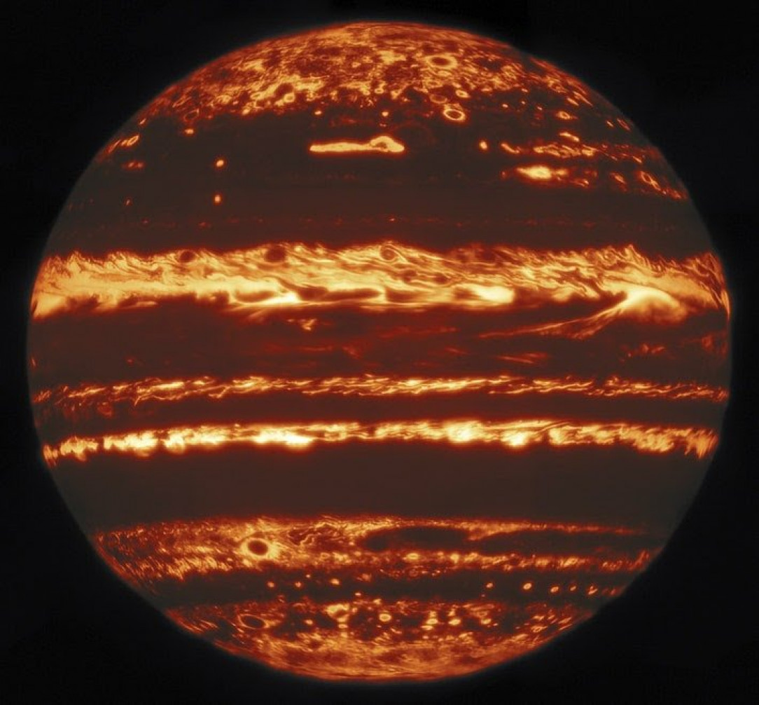 Gemini captured the highest resolution images of Jupiter from Earth