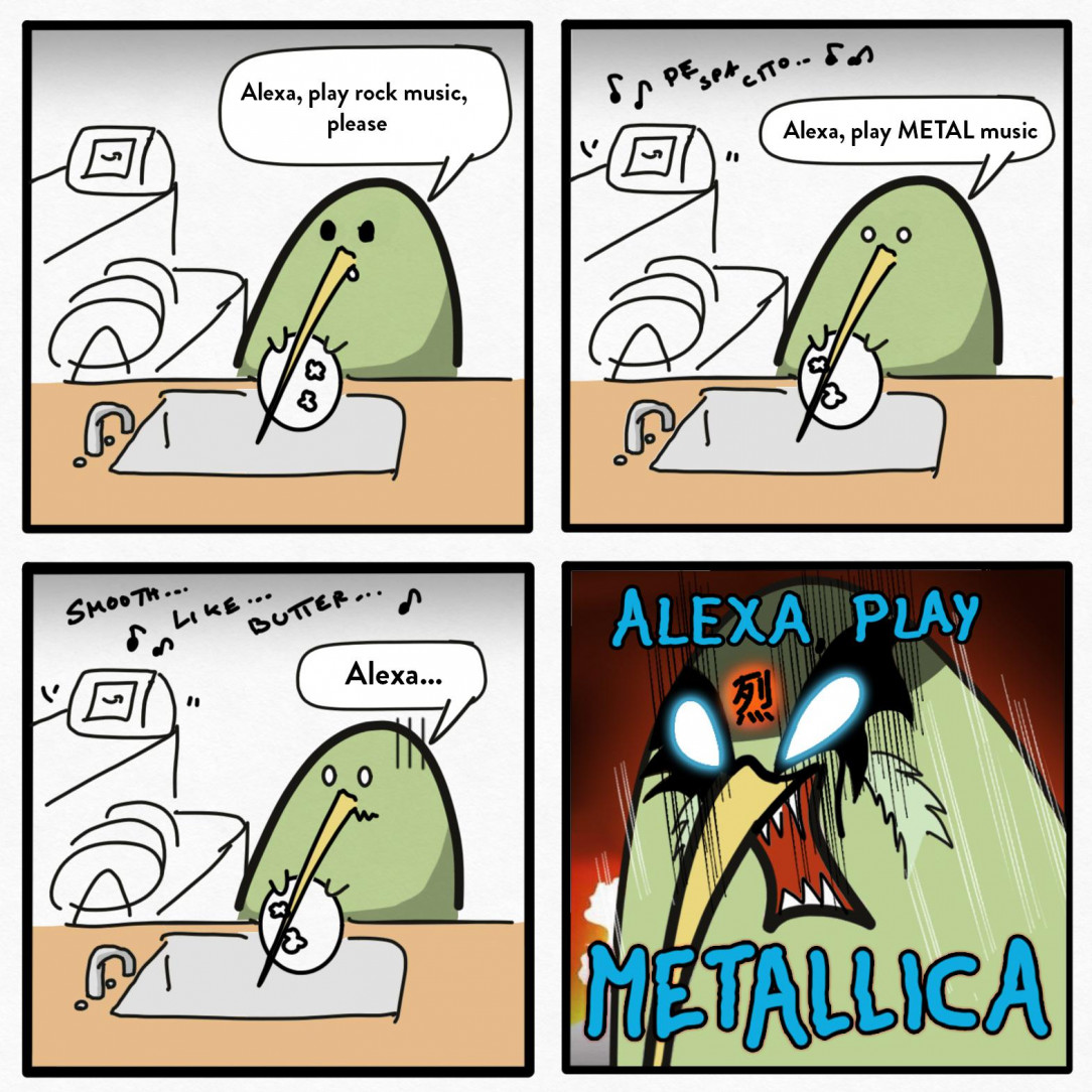 Everyday Alexa (my second ever comic! )