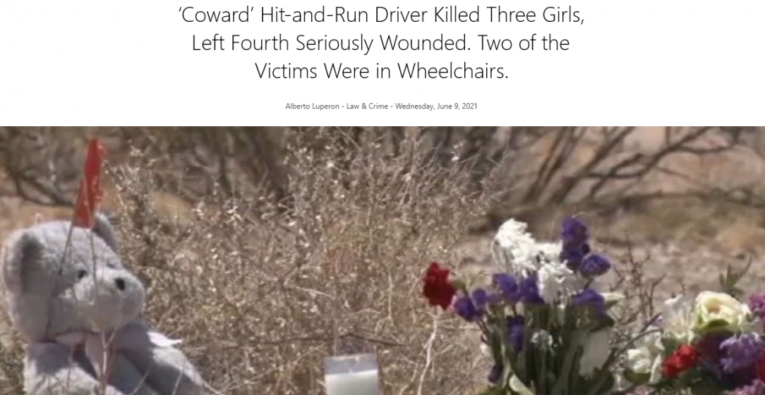 11, 12, and 13 year olds killed. Fourth girl (14) had leg amputated