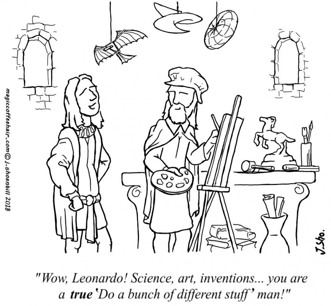 Happy Birthday to Leonardo Da Vinci who would be 569 today if he wasn&#039;t dead