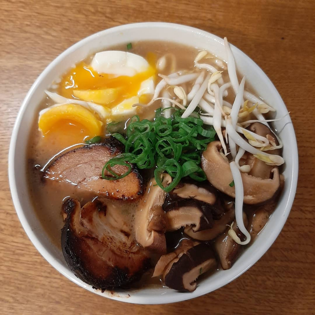 First time making Tonkotsu ramen