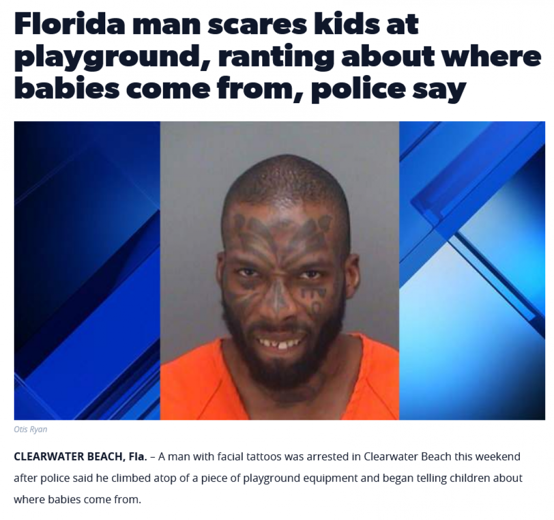 Florida man never disappoints