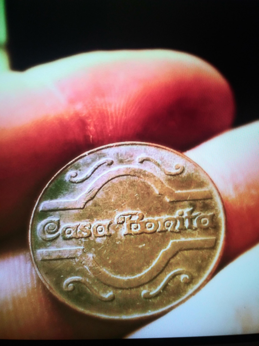 An ancient coin, a relic from a lost civilization