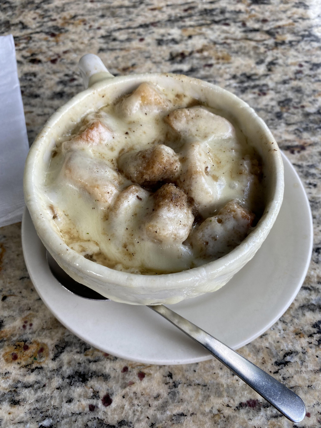 French Onion Soup from a local spot in Philly thats been open since the ‘50s