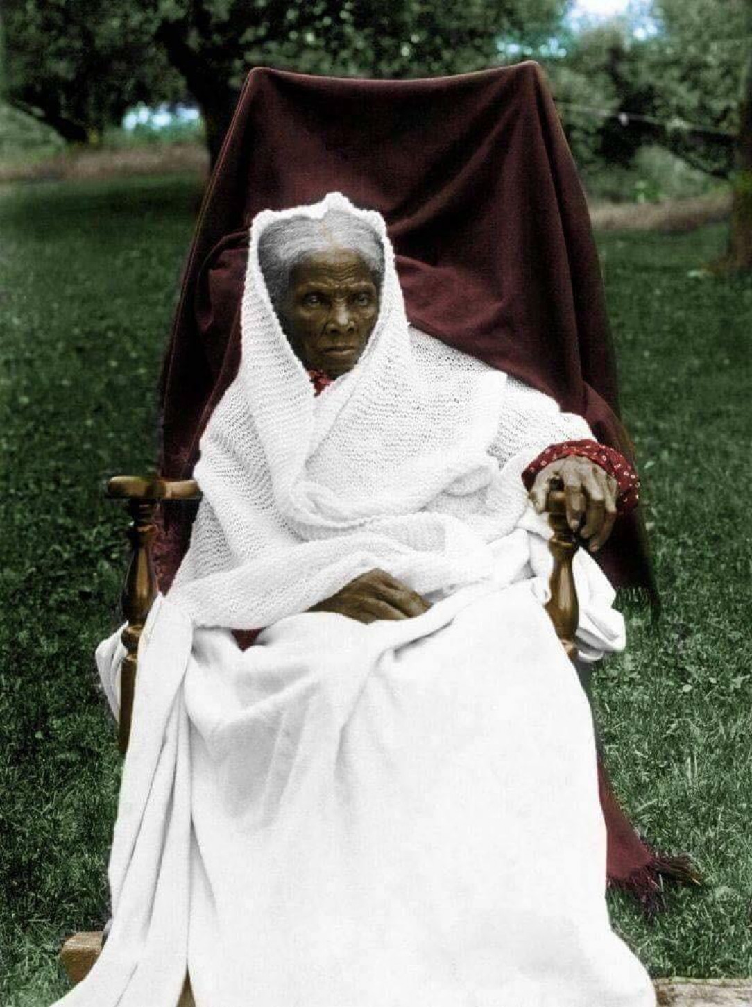 Harriet Tubman, chilling like a villain in 1911