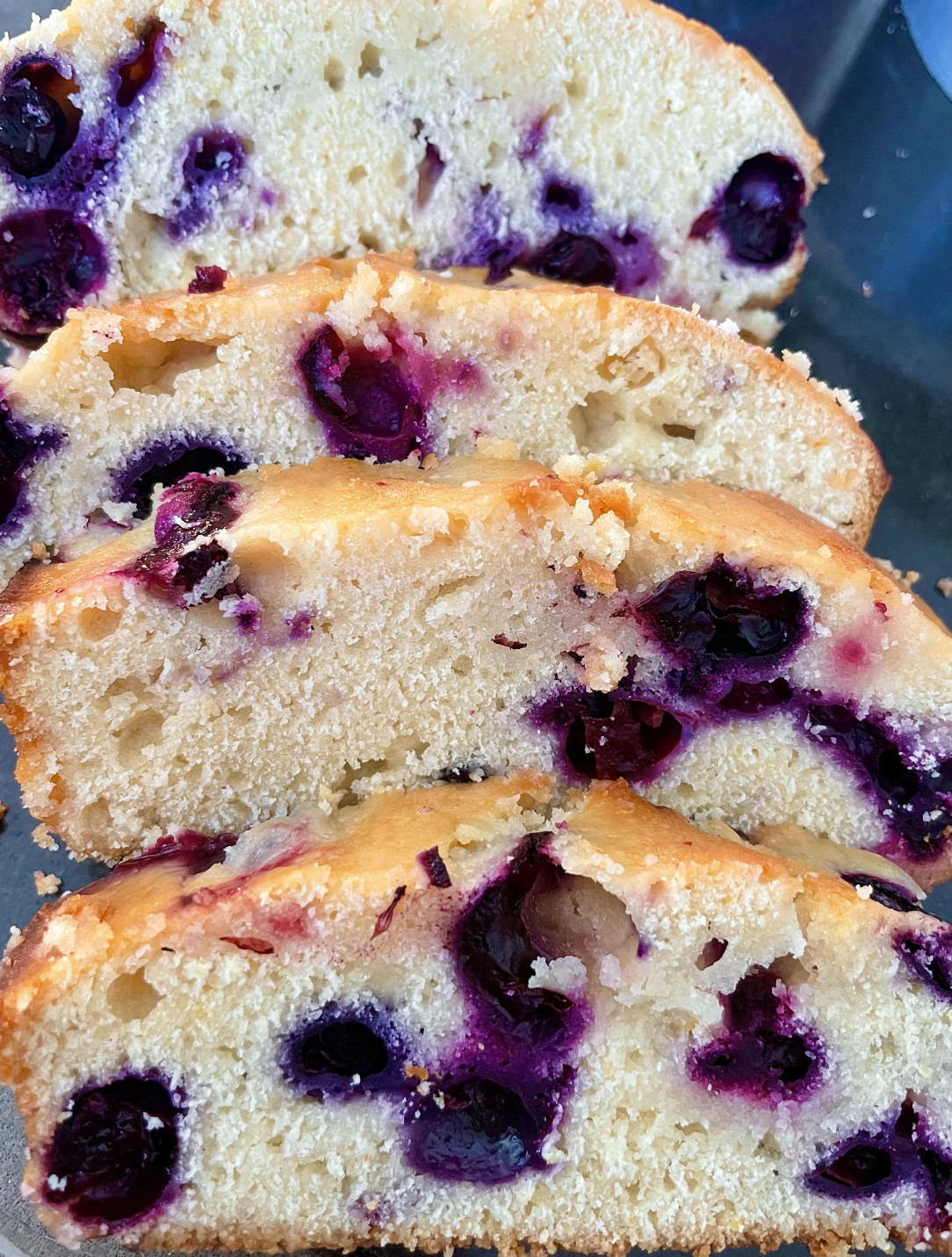 Lemon blueberry loaf