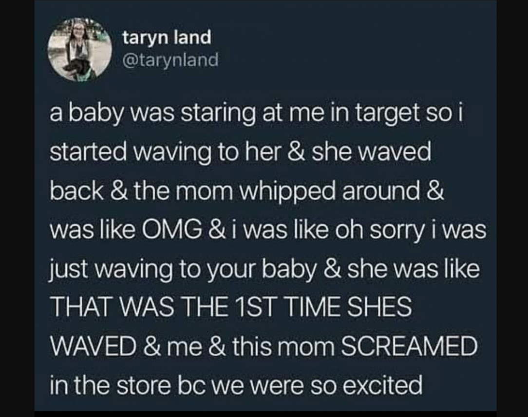 baby&#039;s first wave