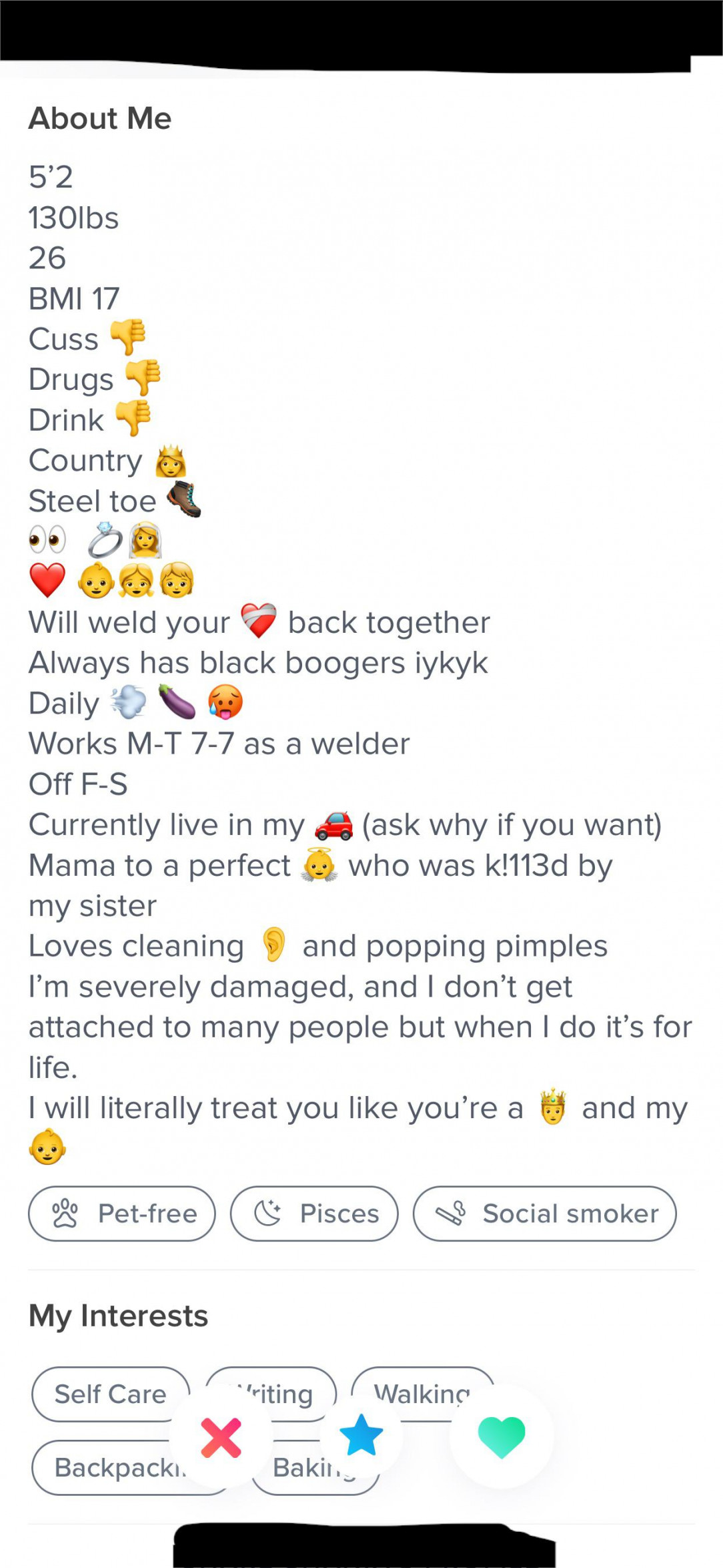 This bio is fucking wild