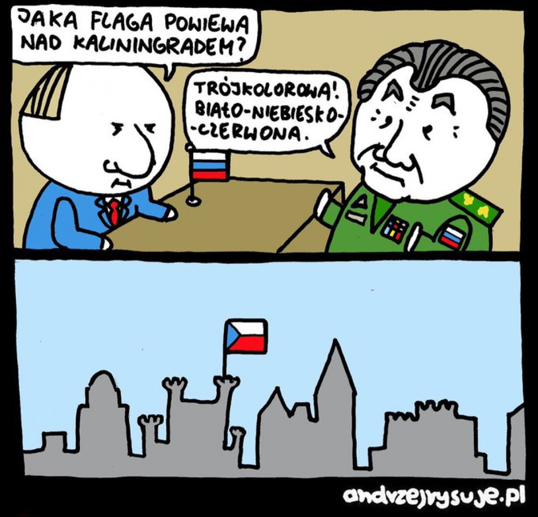 &quot;What flag flies over Kaliningrad? - Tricolor! White, Blue, Red&quot;