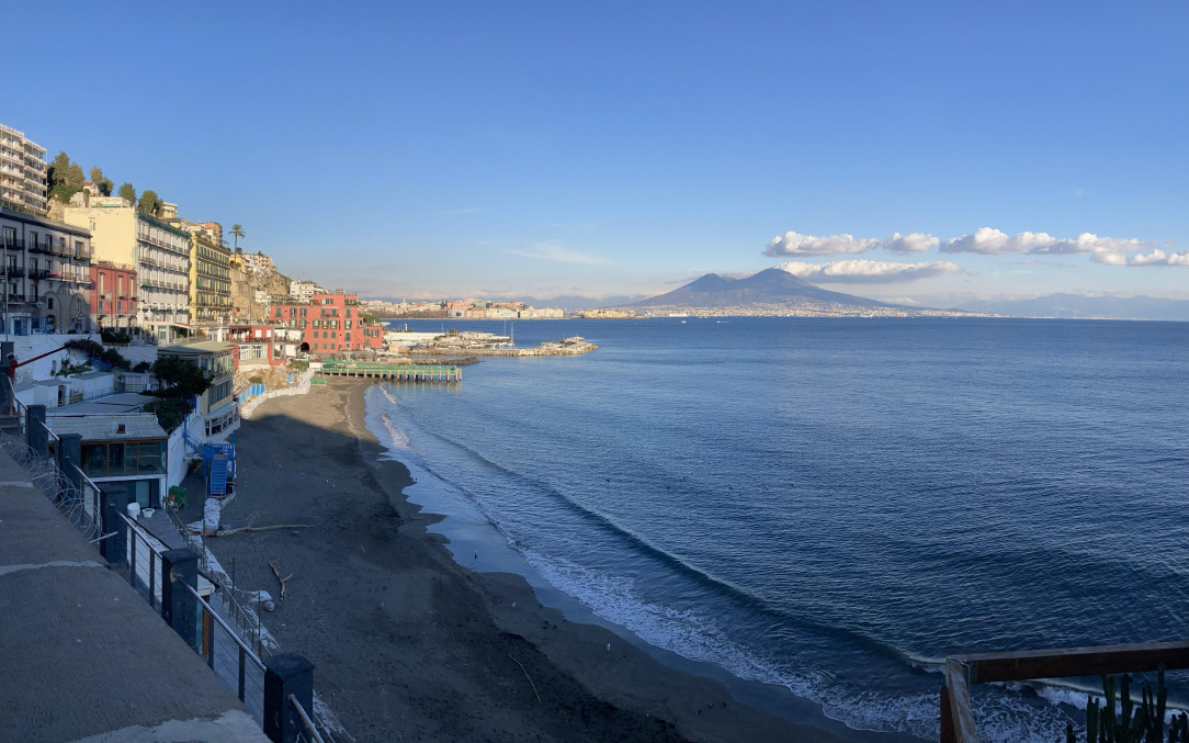 Naples, Italy. Winter doesn’t appear to exist this year